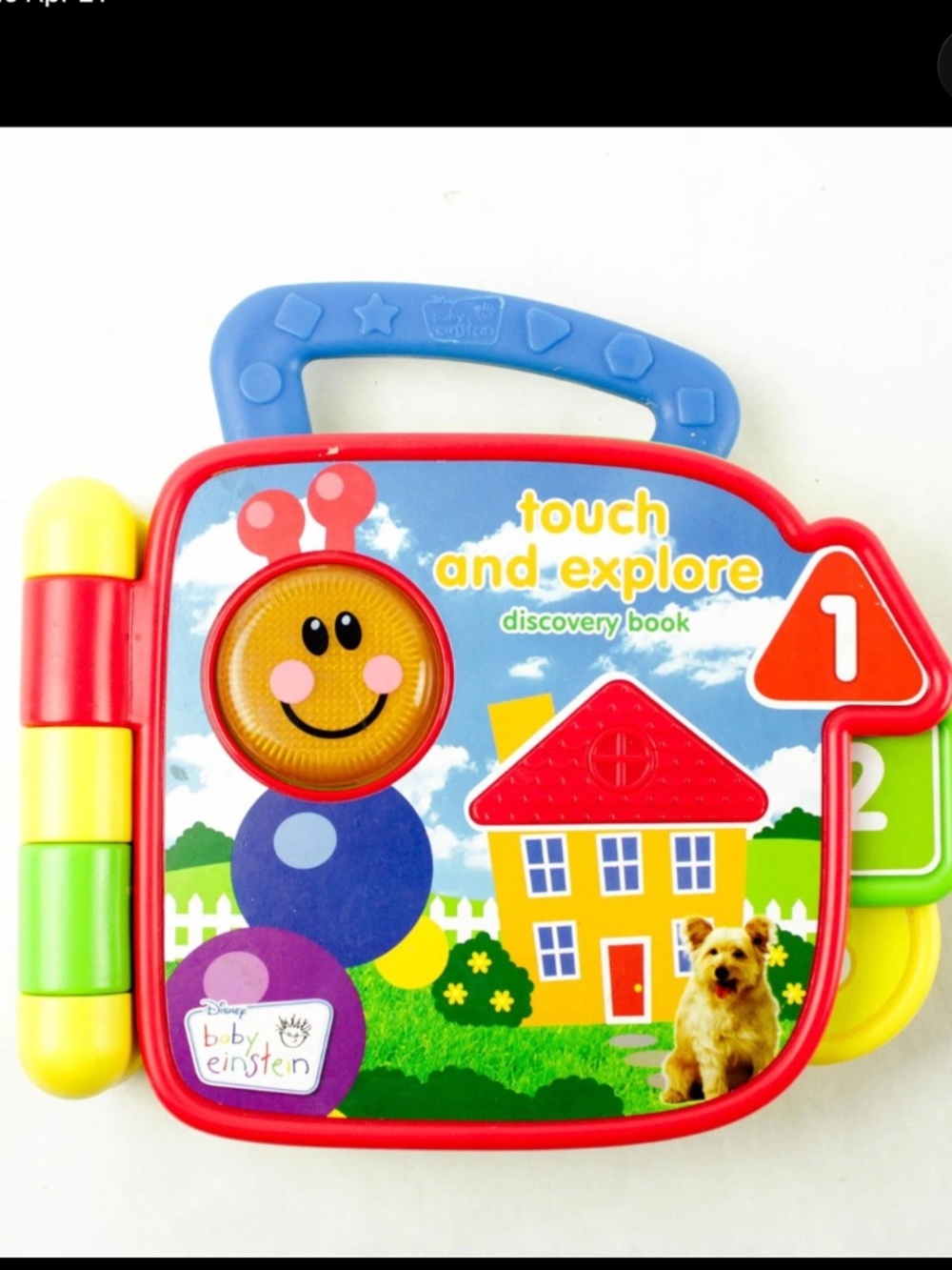 Bilingual Baby Einstein English Spanish French Discovery Book Toy